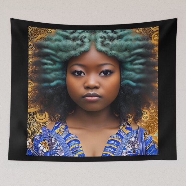 Item preview, Wiener Überraschung | African girl (Barika) by AI designed and sold by wnrbrrschng.