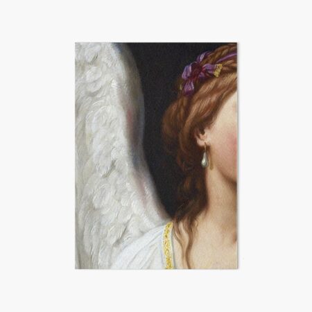 The Angel With The Pearl Earring closeup Art Board Print