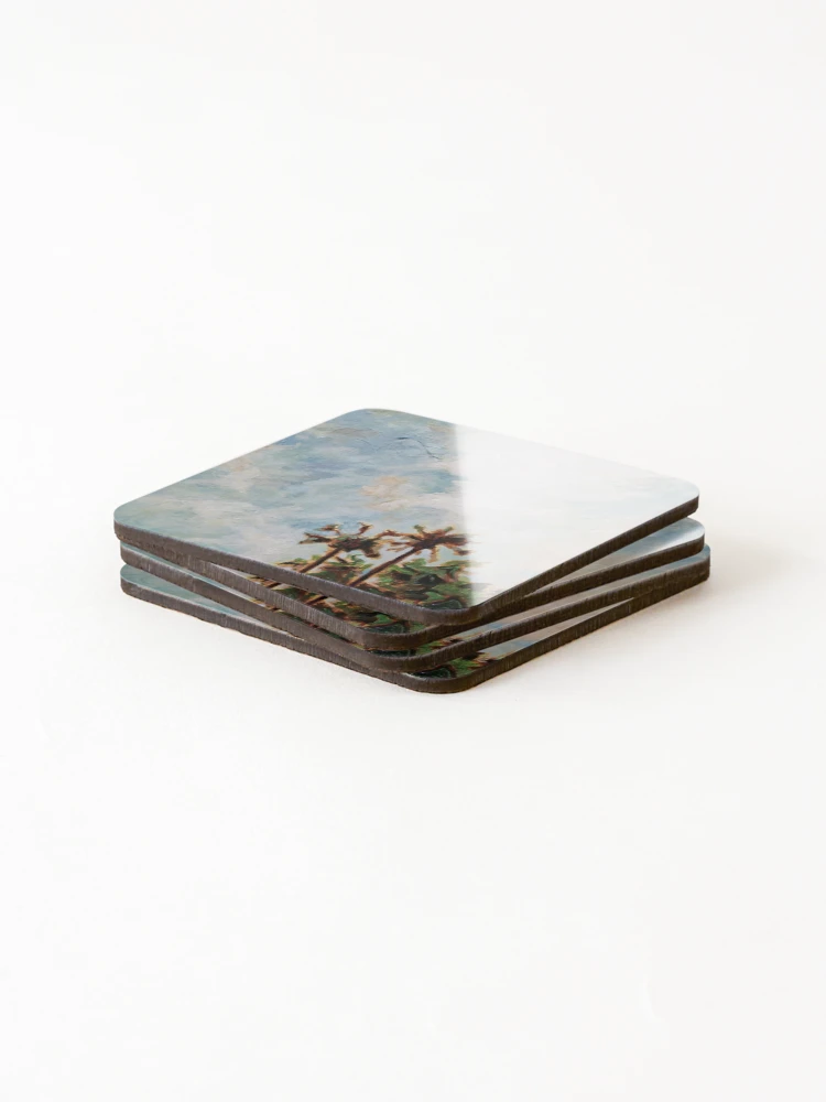 Thumbnail 4 of 5, Coasters (Set of 4), Evening Lite designed and sold by RudyYoder.