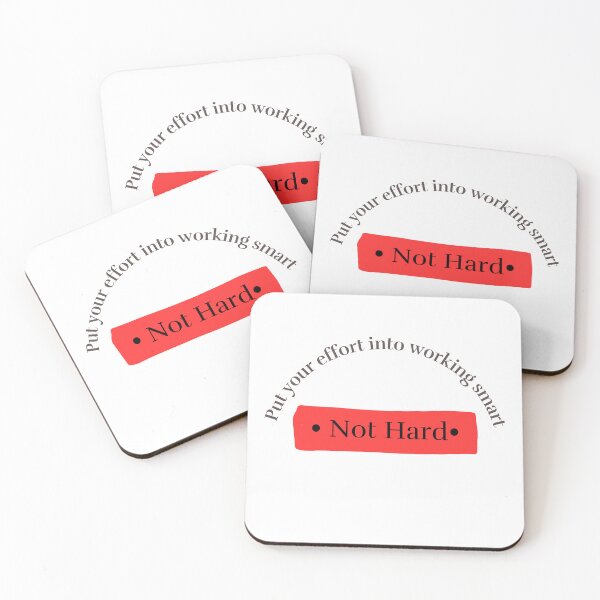 Item preview, Put your effort into working smart - not hard designed and sold by motivationhood.