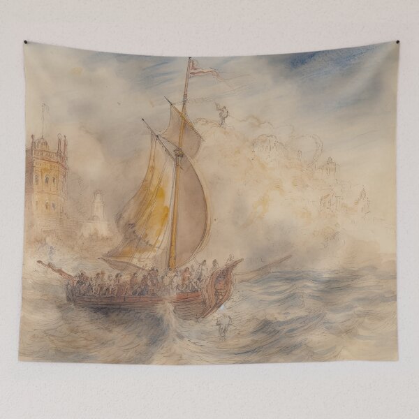 Item preview, J.M.W. Turner drawing designed and sold by ComicsFactory.