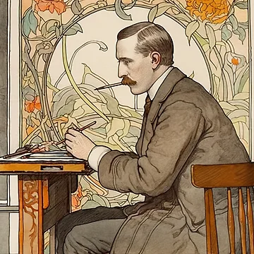 Artwork thumbnail, J.R.R. Tolkien author by ComicsFactory