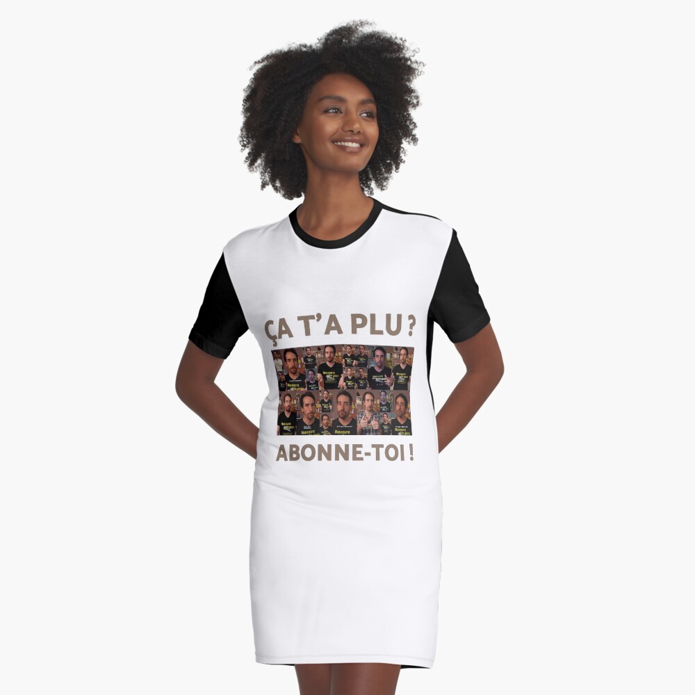 Item preview, Graphic T-Shirt Dress designed and sold by HistoireEnJeux.