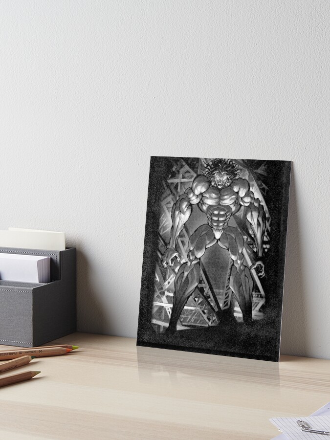 Yujiro Hanma Baki Anime Girl Gift Art Board Print for Sale by Spacefoxart