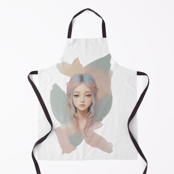 Item preview, Pretty girl drawing portrait in pastel color designed and sold by culasse06.