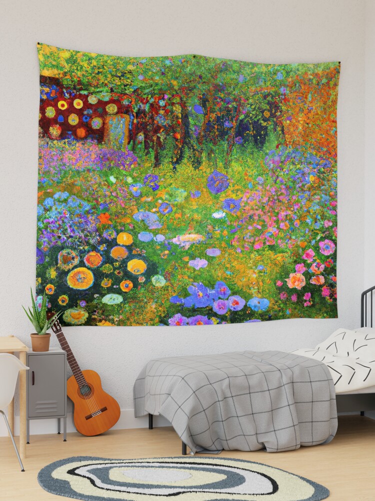 Flower Garden Tapestry - Nirvana Threads