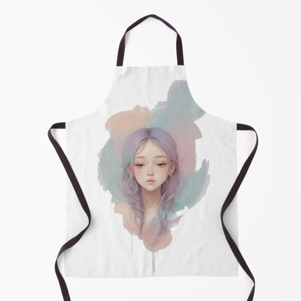 Item preview, Pretty girl drawing portrait in pastel color designed and sold by culasse06.