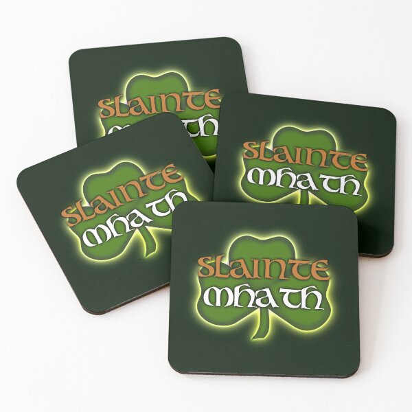 Item preview, Sláinte mhath Irish Pub Cheers! Shamrock Clover designed and sold by shamrock-illus.