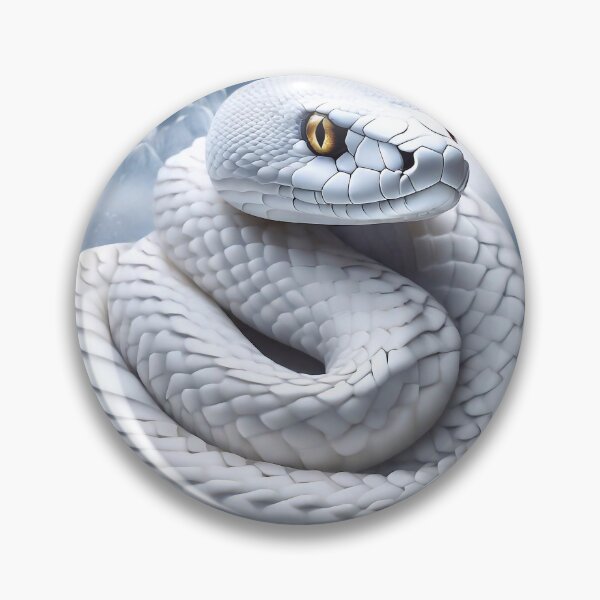 Item preview, White snake designed and sold by M-Y-A-R-T-.