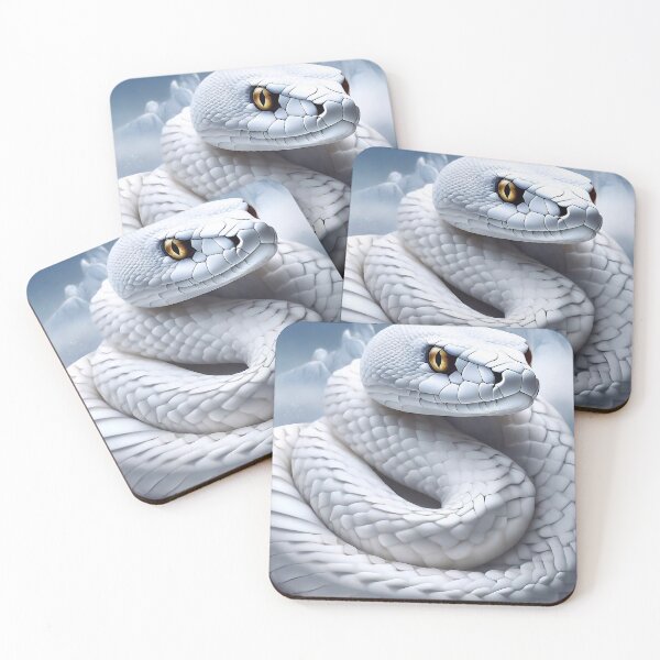 Item preview, White snake designed and sold by M-Y-A-R-T-.