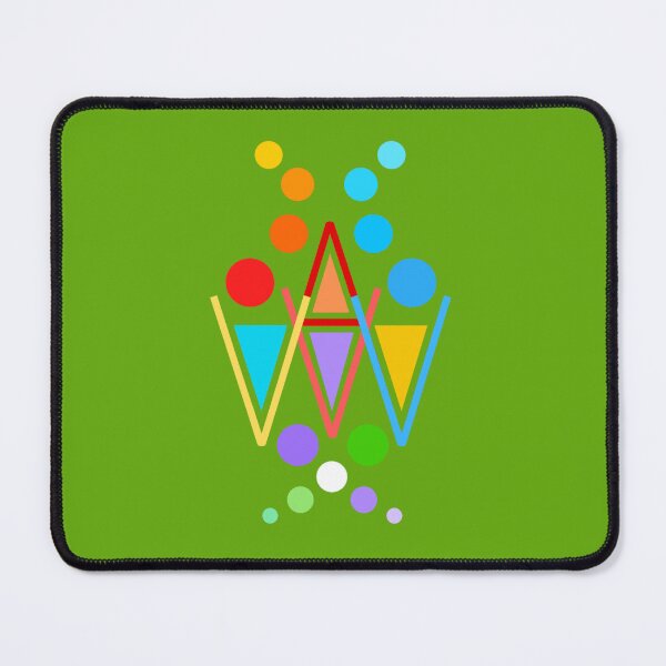 Item preview, Colorful Alphabetical Shape Illustration Design  designed and sold by ahatsku.