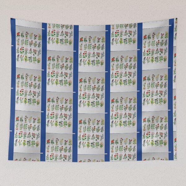Item preview, Herbal Alphabetical Watercolor  designed and sold by ahatsku.