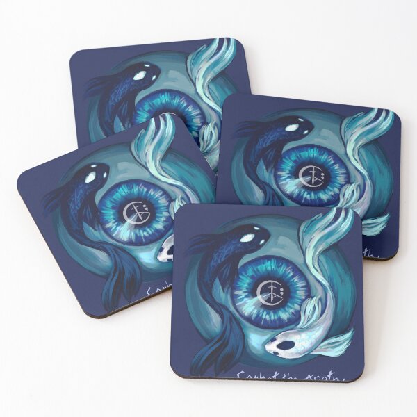Item preview, Moon and Ocean Taijitu Spirits in the Pond of Sight designed and sold by Robin Mosher.