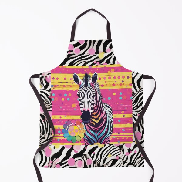 Item preview, Multicolor zebra striped print funky Pimba Y Olé designed and sold by Pimbayole.