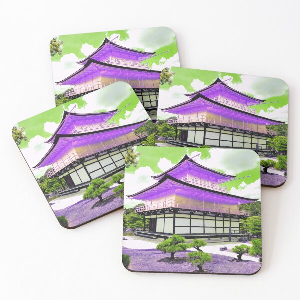 Item preview, Kinkaku-ji purple and green designed and sold by Marla-und-Bob.