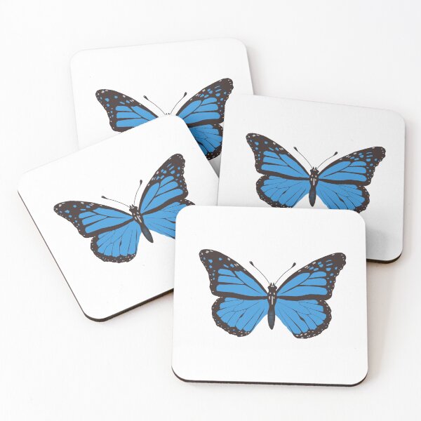 Item preview, Blue Butterfly - Graphic Animal Art designed and sold by artmanship.