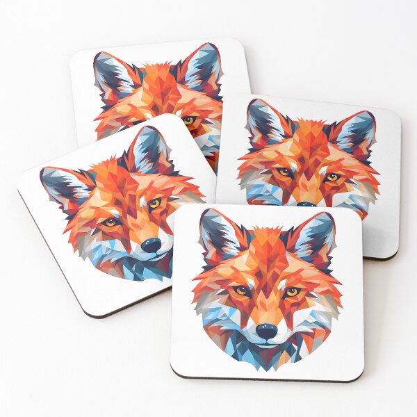 Item preview, Fox - Geometric Patterns designed and sold by Vansky-Art.