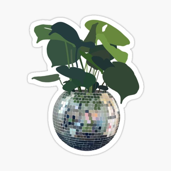 Item preview, Disco ball plant designed and sold by aleks-and-ra.