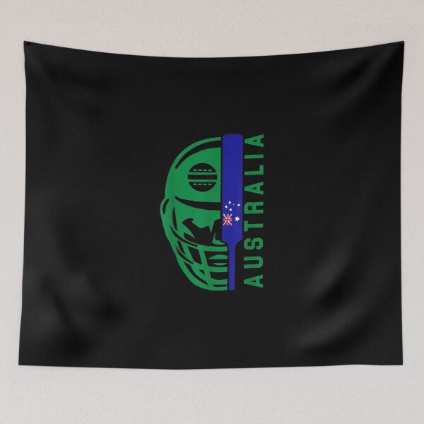 Item preview, Cricket Australia Fan Helmet Ball And Bat Design  designed and sold by AnnaWhitei.