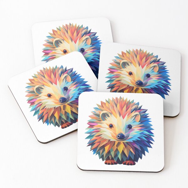 Item preview, Cute, Colorful Hedgehog - Geometric Patterns designed and sold by Vansky-Art.