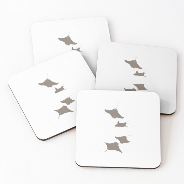 Item preview, four stingray pups swimming designed and sold by alis-ocean.