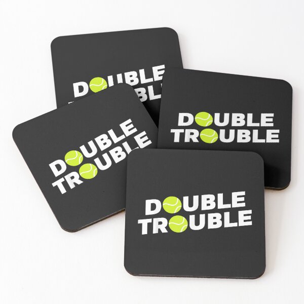 Item preview, Double Trouble Funny Tennis  With Tennis Balls  designed and sold by LindaHarpera.