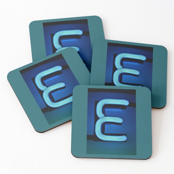 Item preview, Letter E in Blue Neon  designed and sold by derfda.