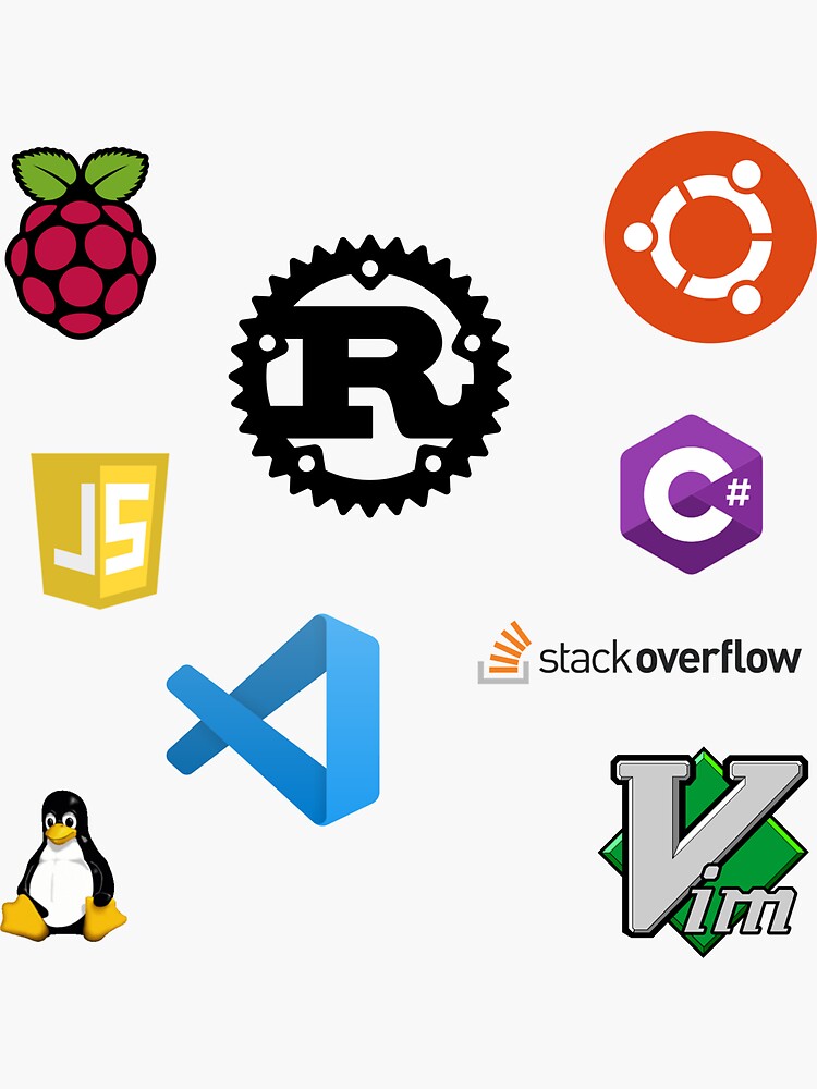 "Laptop sticker pack for developers / programmers / hackers ...