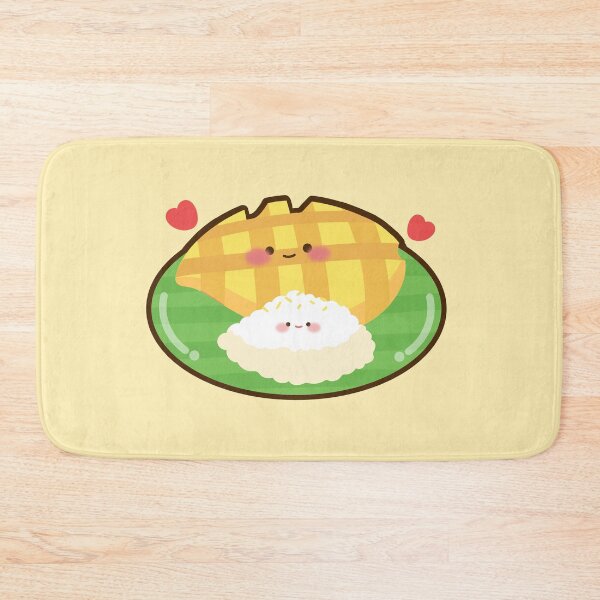 Item preview, Kawaii Cute Mango Sticky Rice, Thai Dessert designed and sold by NumbleRay.