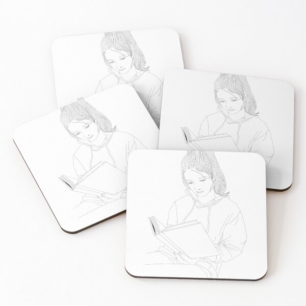 Item preview, Evangeline Reading a Book designed and sold by Louise-Mae.
