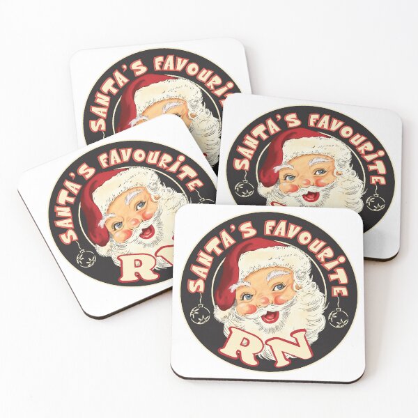 Item preview,  Santa's favourite RN - Christmas gift for Registered Nurse designed and sold by TaraGbear.