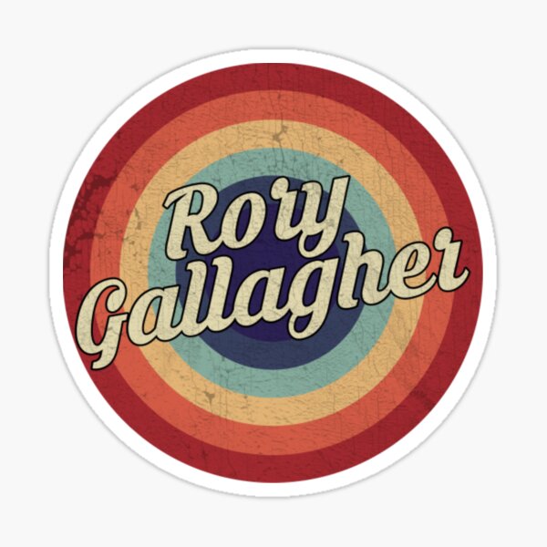 Item preview, Rory Gallagher - Retro Circle Vintage8 designed and sold by QuriousiShop.