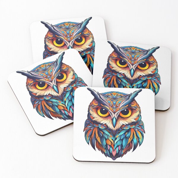 Item preview, Colorful Owl designed and sold by Vansky-Art.