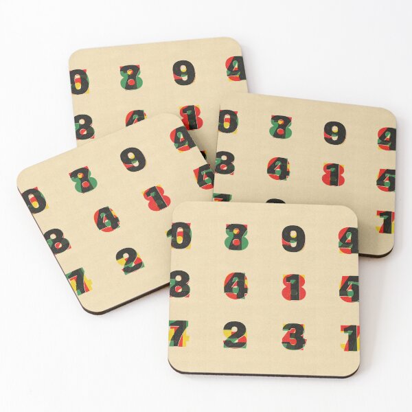 Item preview, Eleven 12 - Retro style Numbers designed and sold by DesignbySi.