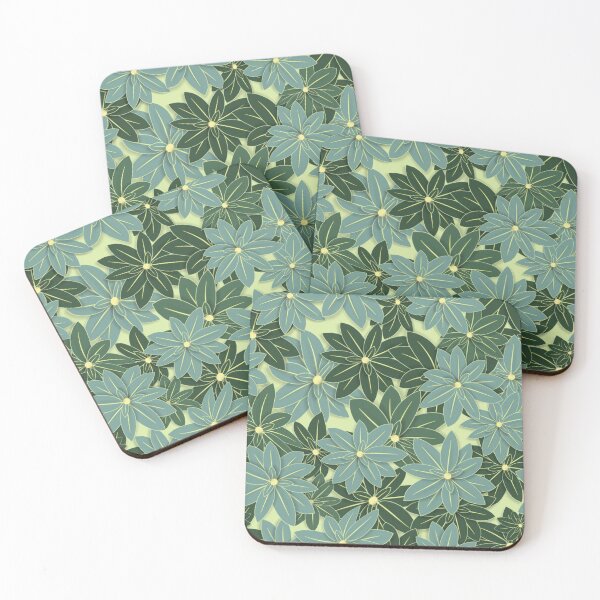 Item preview, Rhododendron Leaves on Pale Green Repeat 5748 designed and sold by Art in My Loft.