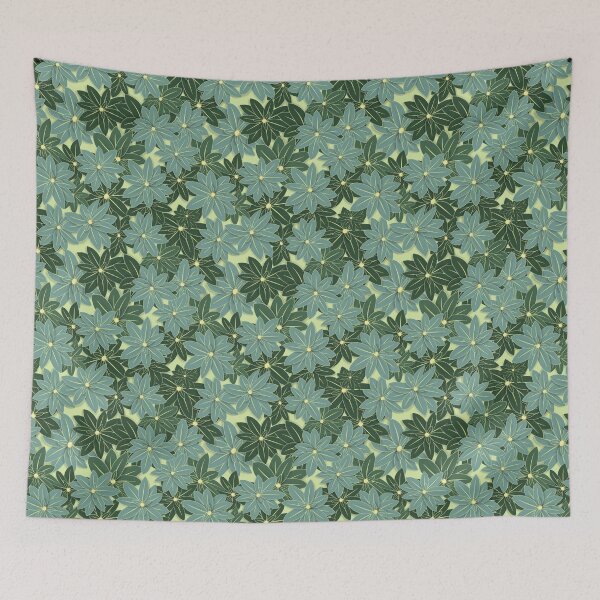 Item preview, Rhododendron Leaves on Pale Green Repeat 5748 designed and sold by Art in My Loft.