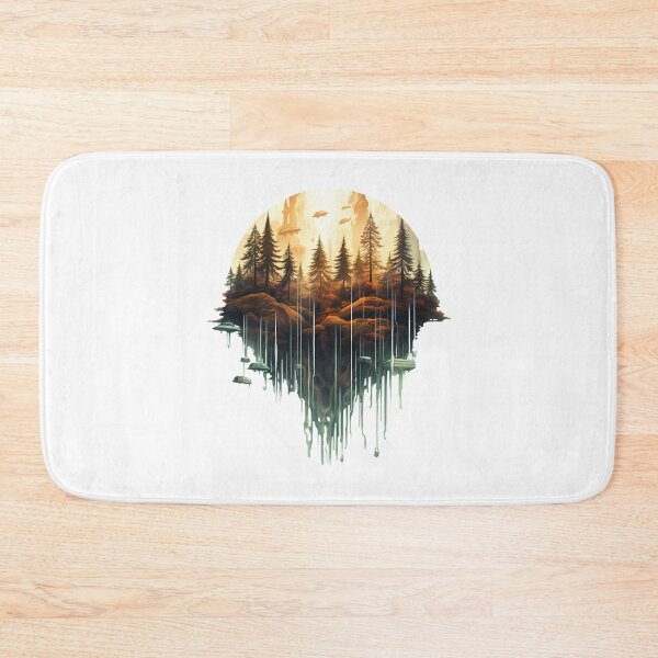 Item preview, Abstract Landscape - Forest & Spaceships designed and sold by Vansky-Art.