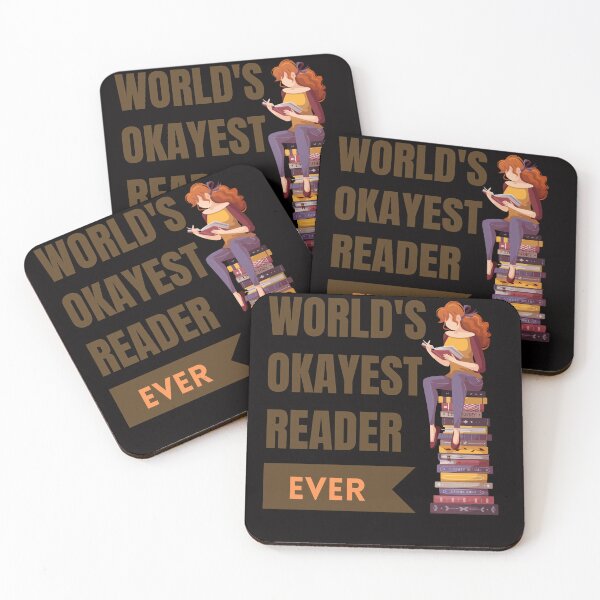 Item preview, World's okayest reader books booking reading  designed and sold by Azrou shop.