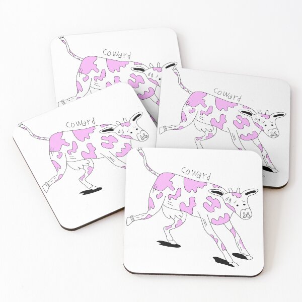 Item preview, cow-ard  designed and sold by sara mancuso.
