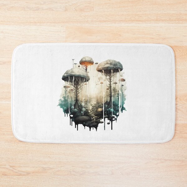Item preview, Abstract Landscape - Mushroom Forest designed and sold by Vansky-Art.