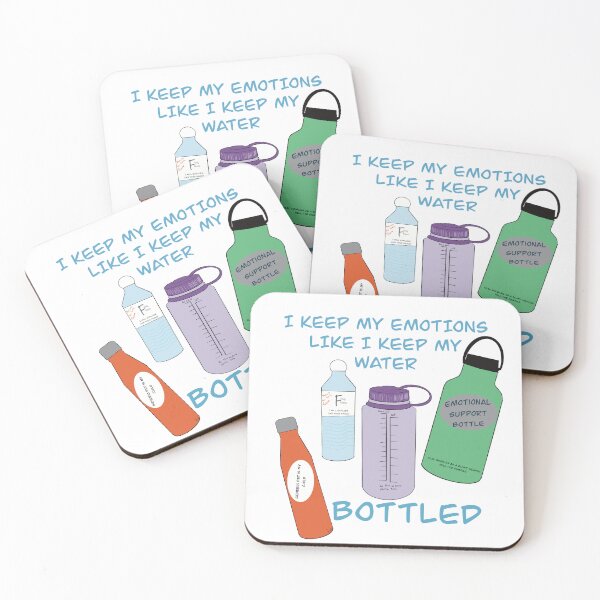 Item preview, Emotional Support Water Bottle  designed and sold by ironbeardoodles.