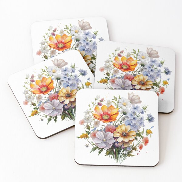 Item preview, Bouquet Wild Flowers Botanical Flower Nature designed and sold by ArtFromBeyond.