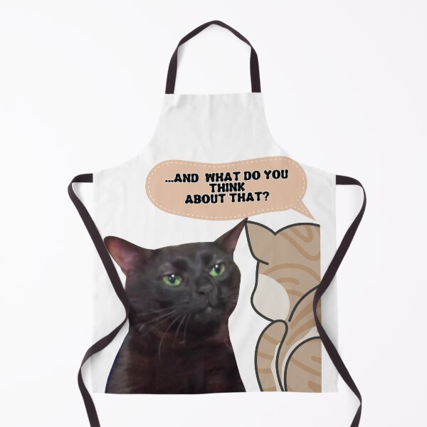Item preview, zoned out black cat Funny cat meme, black cat meme, Thinking cat designed and sold by LoveYaToo.