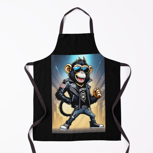 Item preview, Chic monkey rocks a jacket and glasses designed and sold by IrinaGuArt.