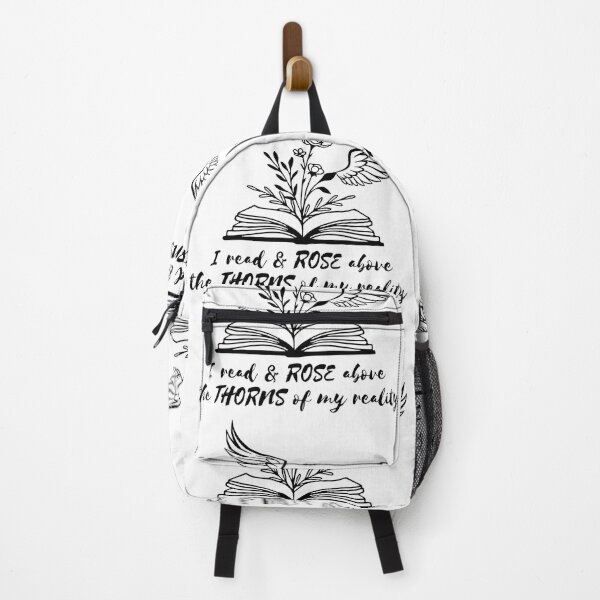 Item preview, I read & rose above the thorns of my reality (black and white) designed and sold by Ydashdash.