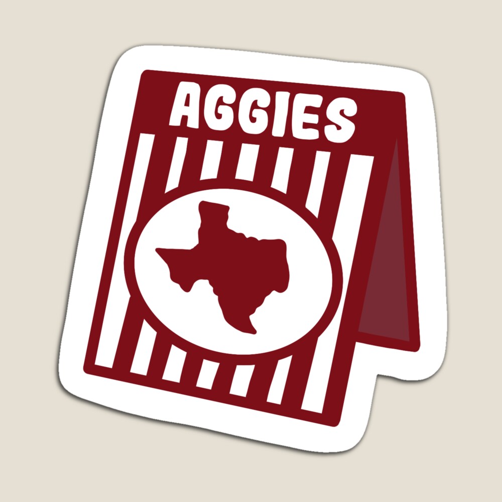 Aggies Gig Em Sticker for Sale by lelahzehr