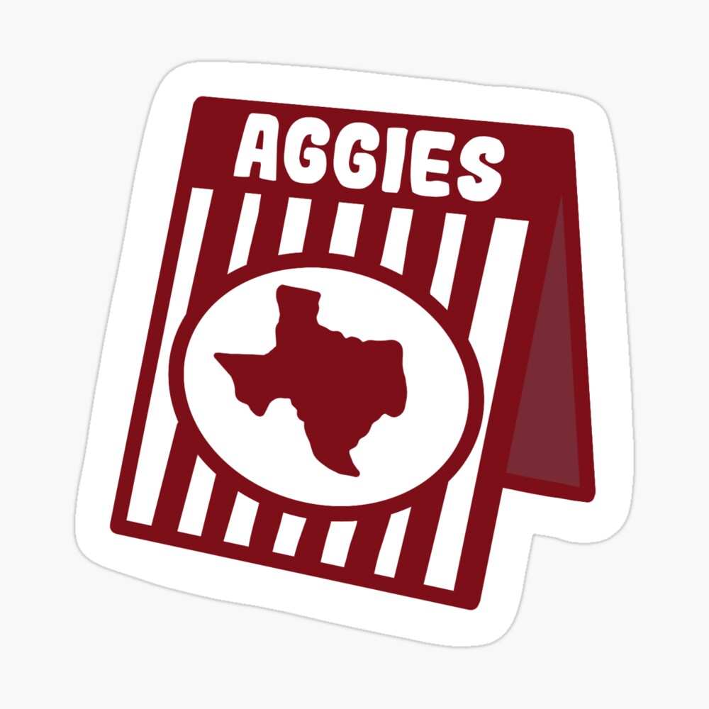 Aggies Gig Em Sticker for Sale by lelahzehr