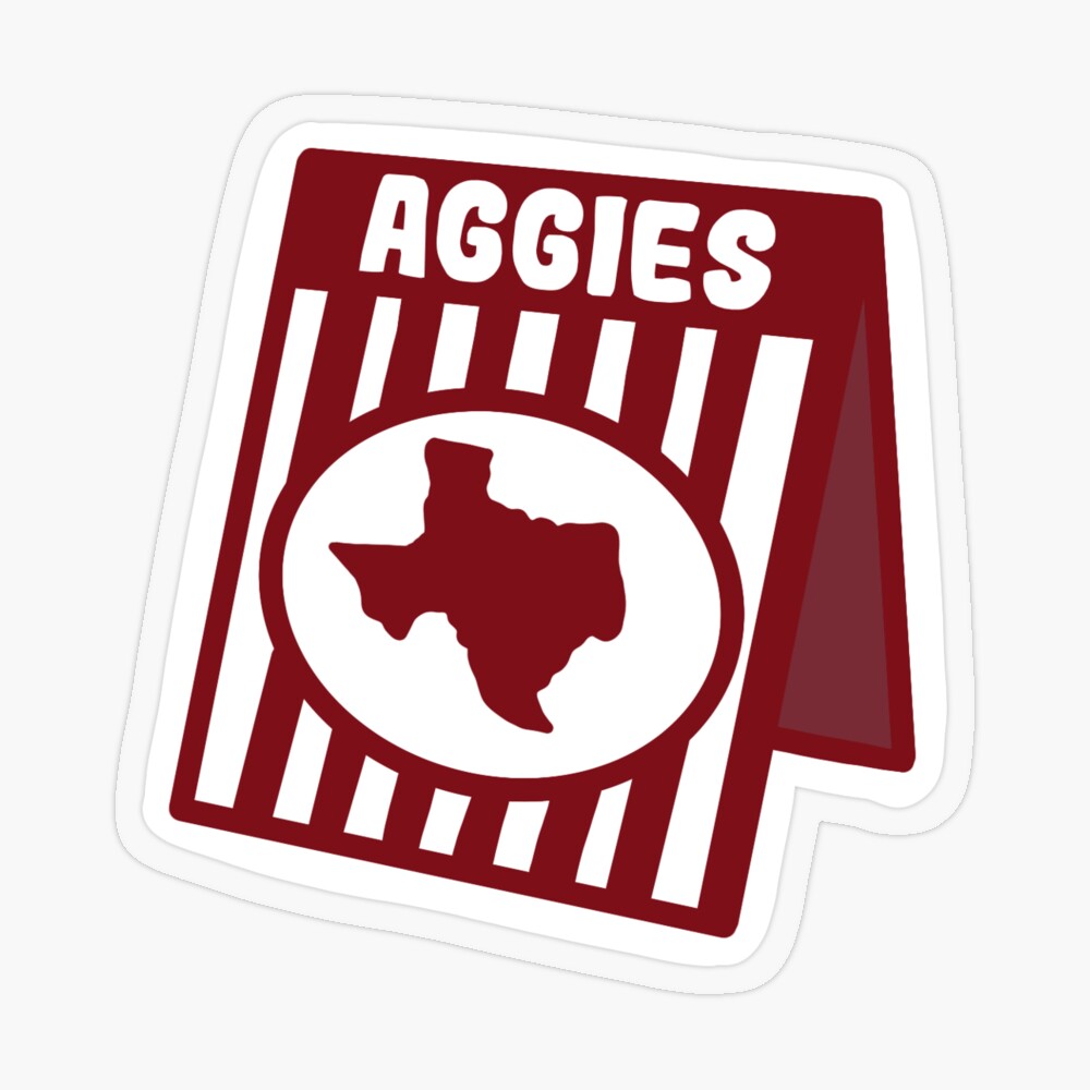 Aggies Gig Em Sticker for Sale by lelahzehr