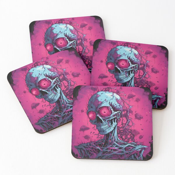 Item preview, "Pink-tastic Halloween Skull Glam" designed and sold by Art-Vortex-fr.