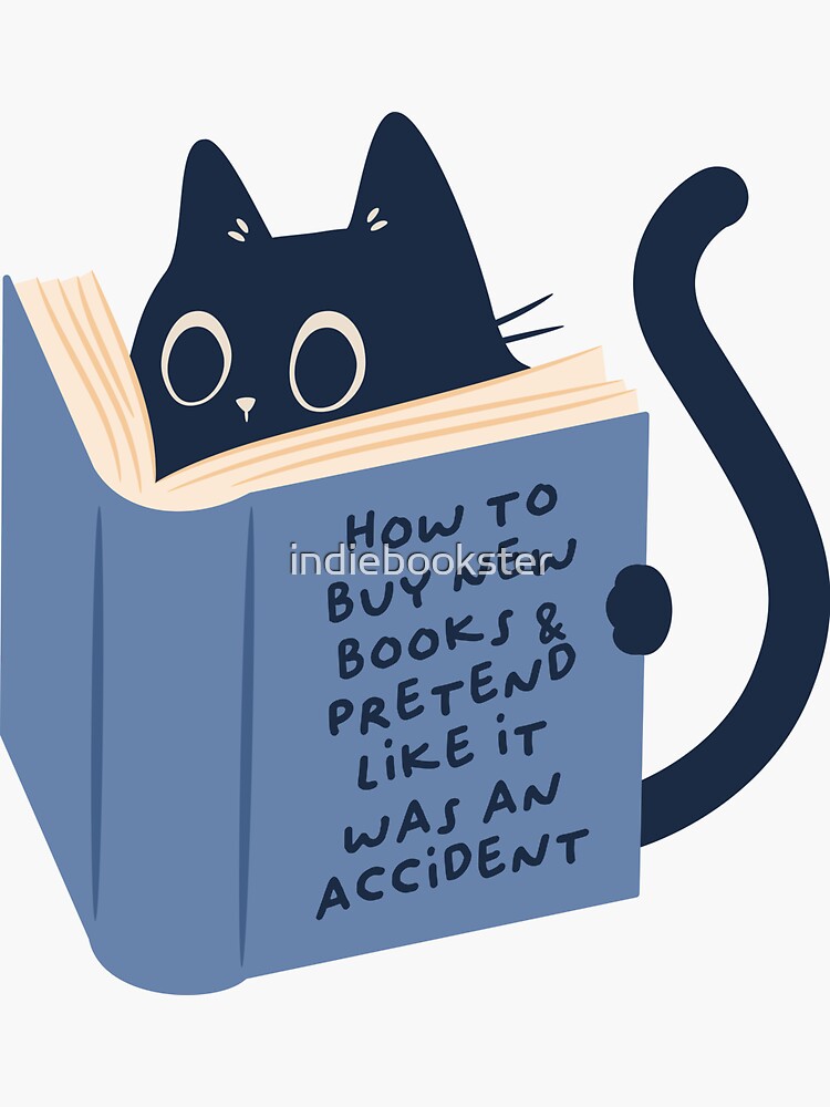 Thumbnail 3 of 3, Sticker, how to buy new books designed and sold by indiebookster.